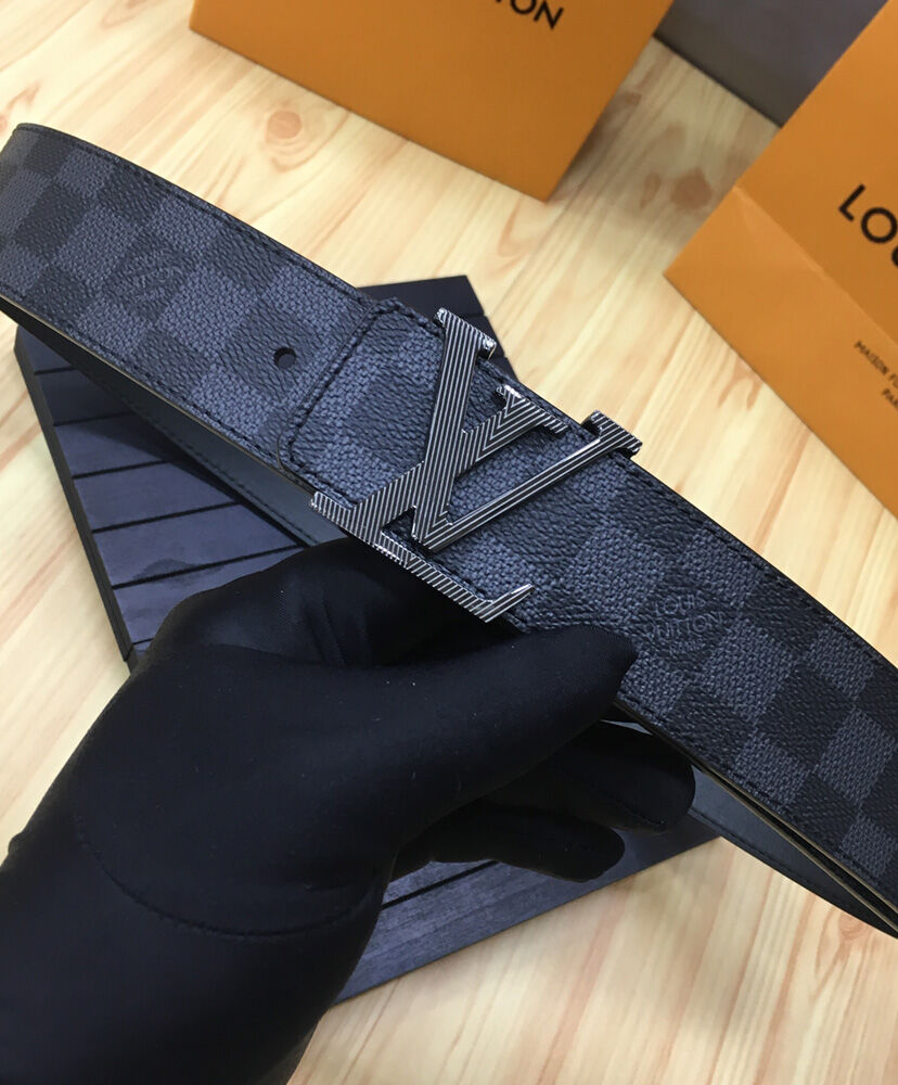 Louis Vuitton Belt LV Initiales 40mm Black - Click Image to Close