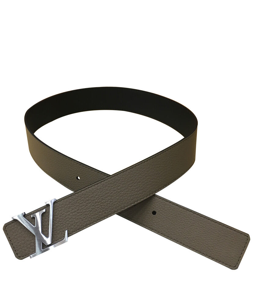 Louis Vuitton Belt LV Initiales Reversible Gray