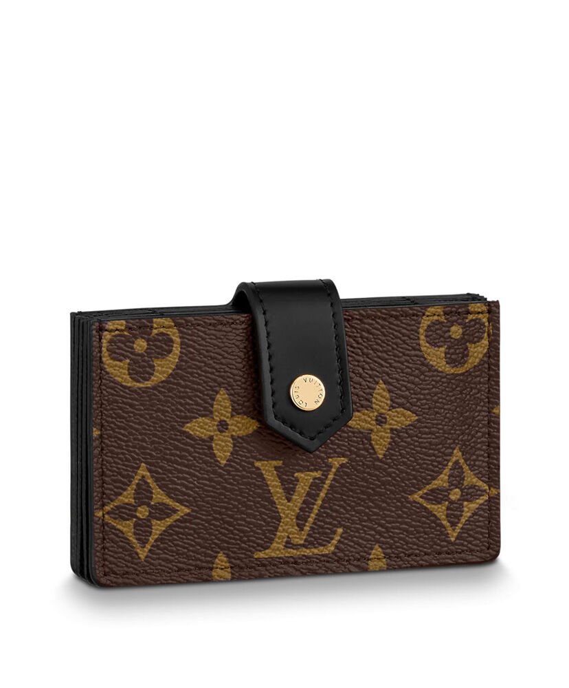 Louis Vuitton Wallet Card Holder M69761 M80878 Black