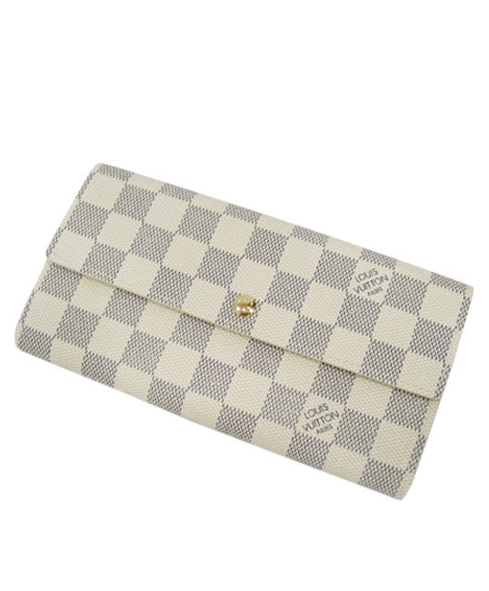 Louis Vuitton Wallet Damier Wallet N61735 White