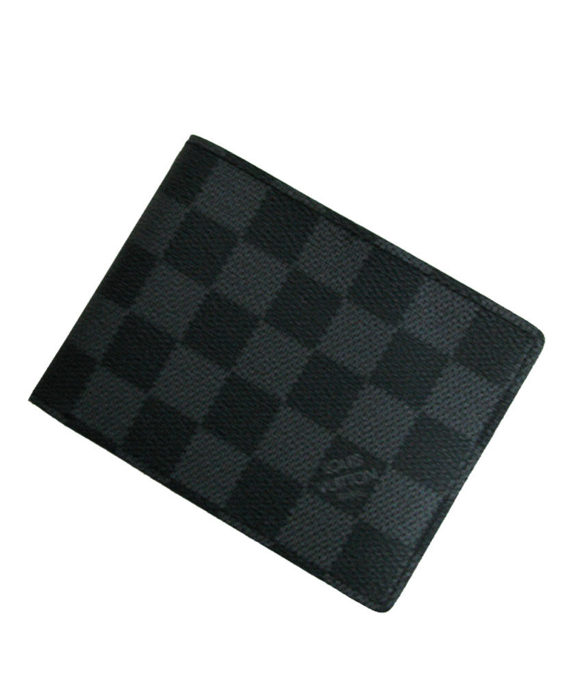 Louis Vuitton Wallet Damier Graphite Canvas Marco Wallet M62663 Black