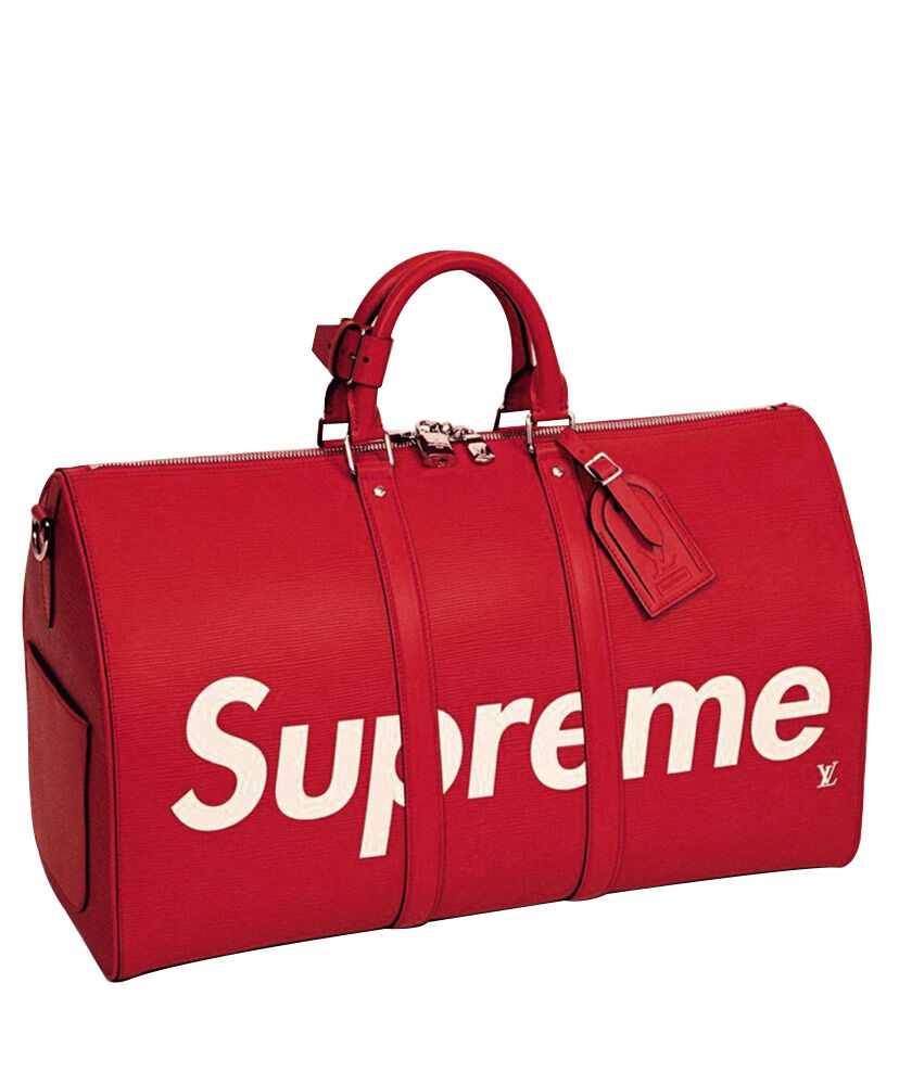 Louis Vuitton X Supreme Epi Keepall Bag Red