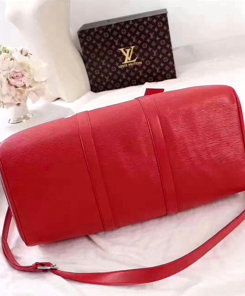 Louis Vuitton X Supreme Epi Keepall Bag Red - Click Image to Close