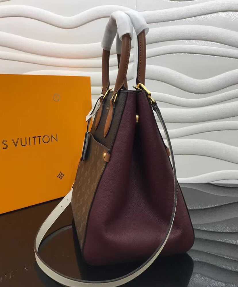 Louis Vuitton Fold Tote MM M45376 M45409 Black