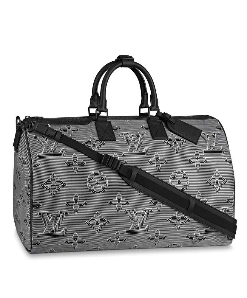 Louis Vuitton Reversible Keepall Bandouliere 50 M44939 Gray