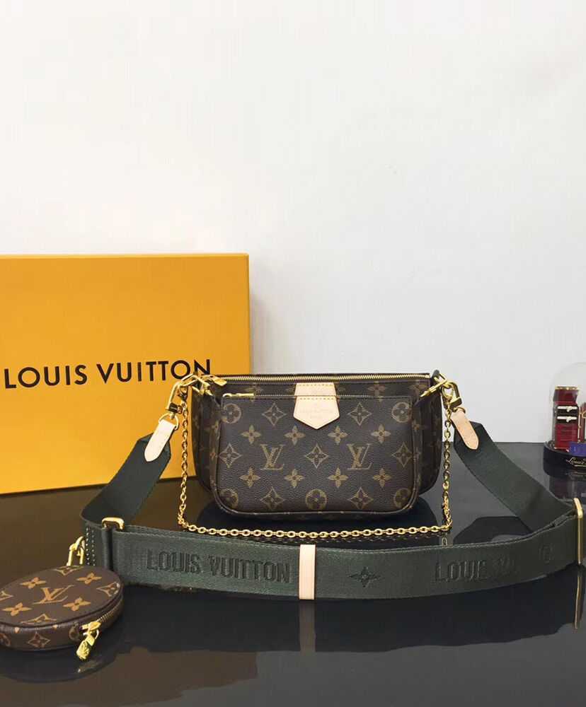 Louis Vuitton Multi Pochette Accessoires M44813 Green - Click Image to Close
