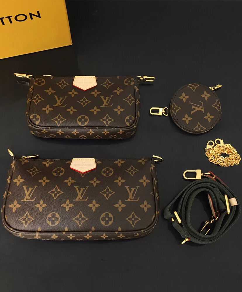 Louis Vuitton Multi Pochette Accessoires M44813 Green - Click Image to Close