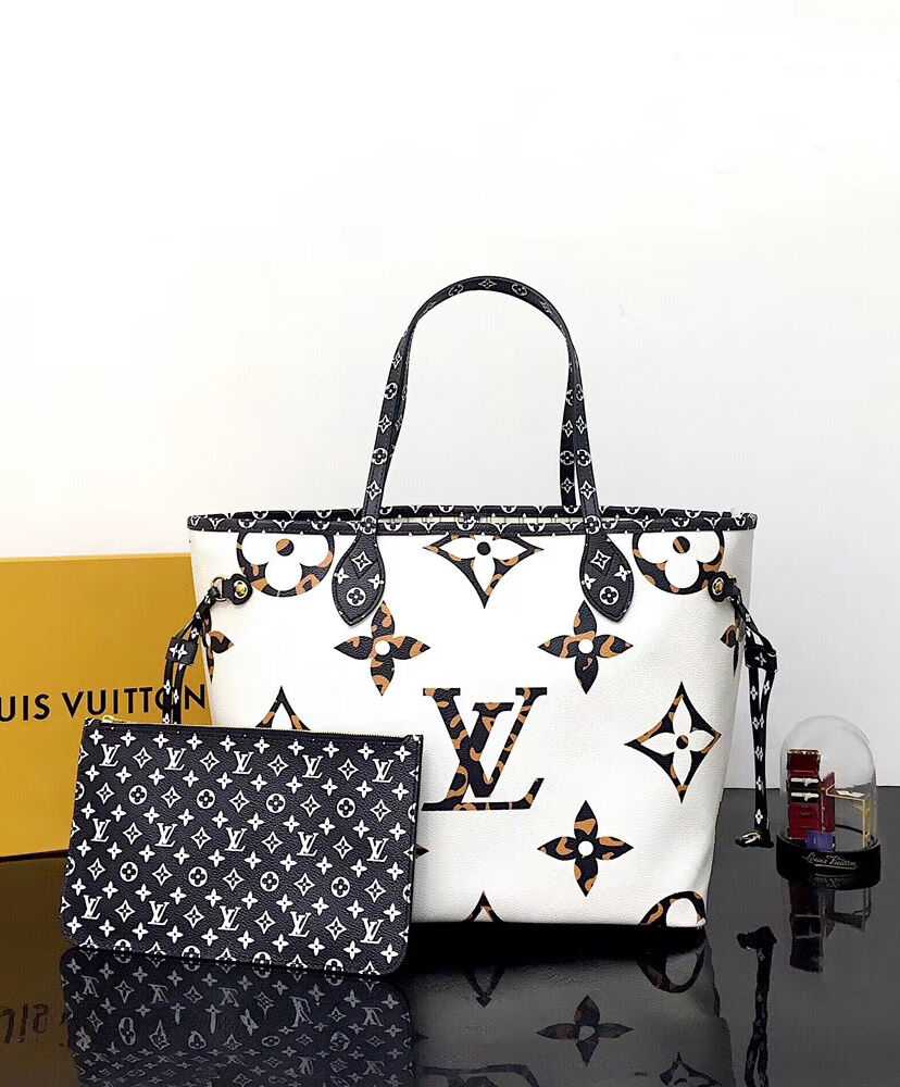 Louis Vuitton Neverfull MM M44676 M44716 Cream - Click Image to Close