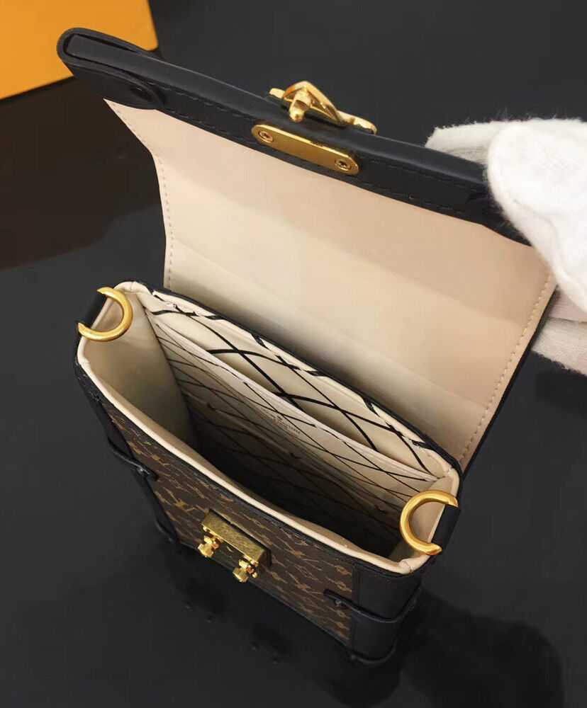Louis Vuitton Pochette Trunk Verticale M63913 Brown