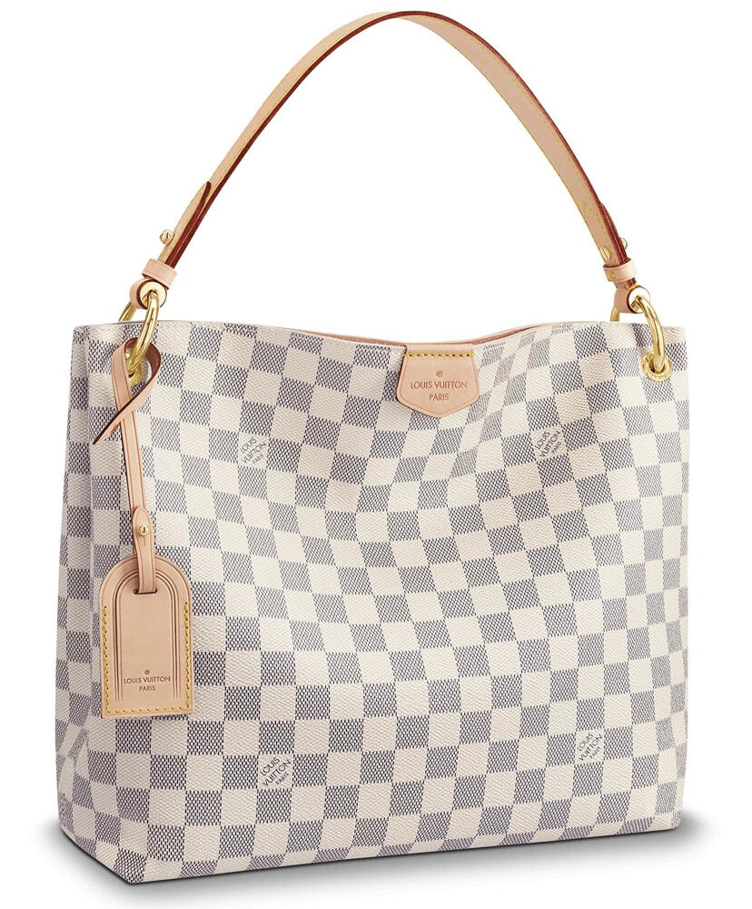 Louis Vuitton Graceful MM N42232 White - Click Image to Close