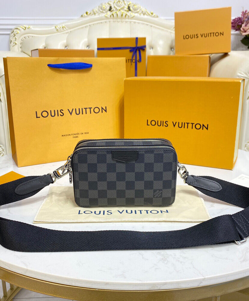 Louis Vuitton Alpha Wearable Wallet N60418 Black