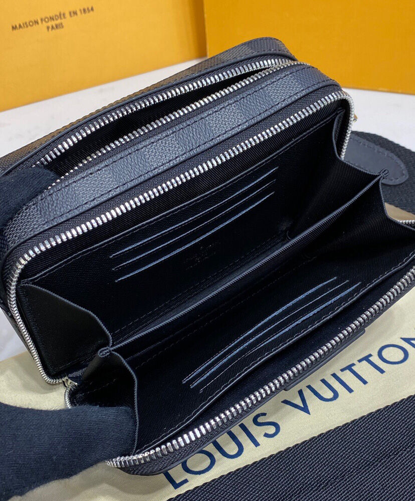 Louis Vuitton Alpha Wearable Wallet N60418 Black