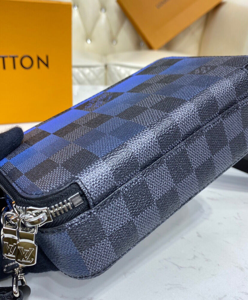 Louis Vuitton Alpha Wearable Wallet N60414 Dark Blue