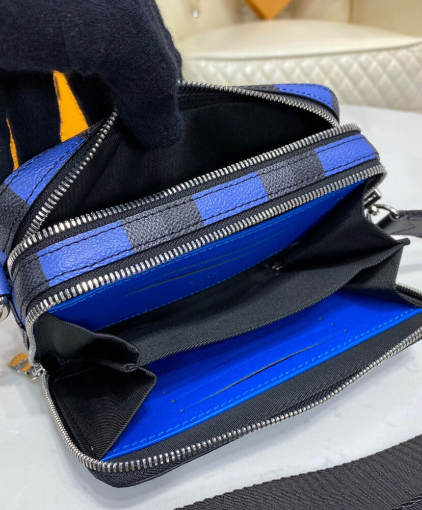Louis Vuitton Alpha Wearable Wallet N60414 Dark Blue