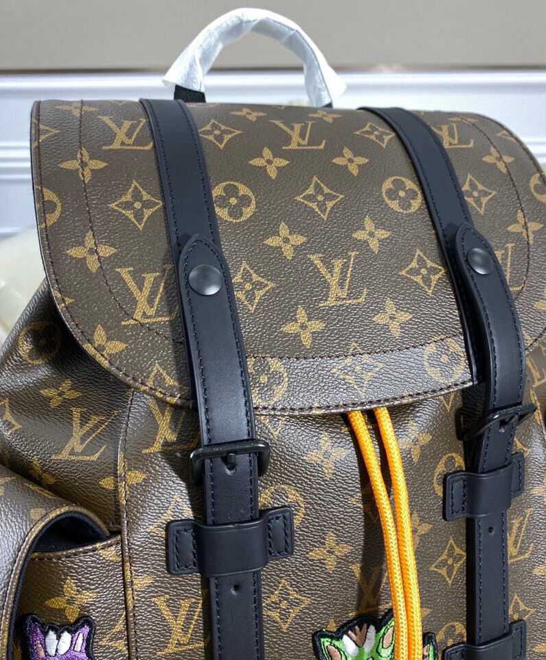 Auth LOUIS VUITTON Monogram Friends Dragon Christopher PM Backpack M45617  99436g