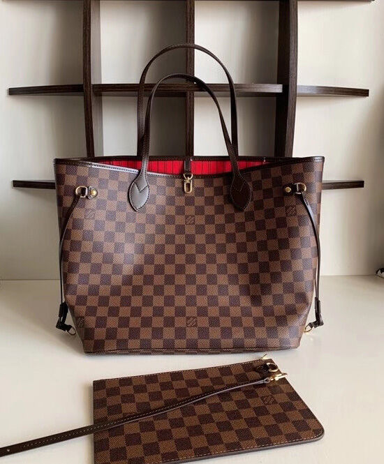 Louis Vuitton Damier Canvas Neverfull N41359 Brown - Click Image to Close