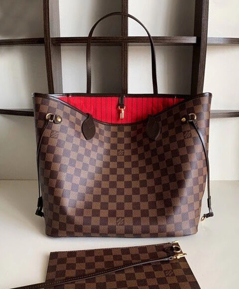 Louis Vuitton Damier Canvas Neverfull N41359 Brown - Click Image to Close