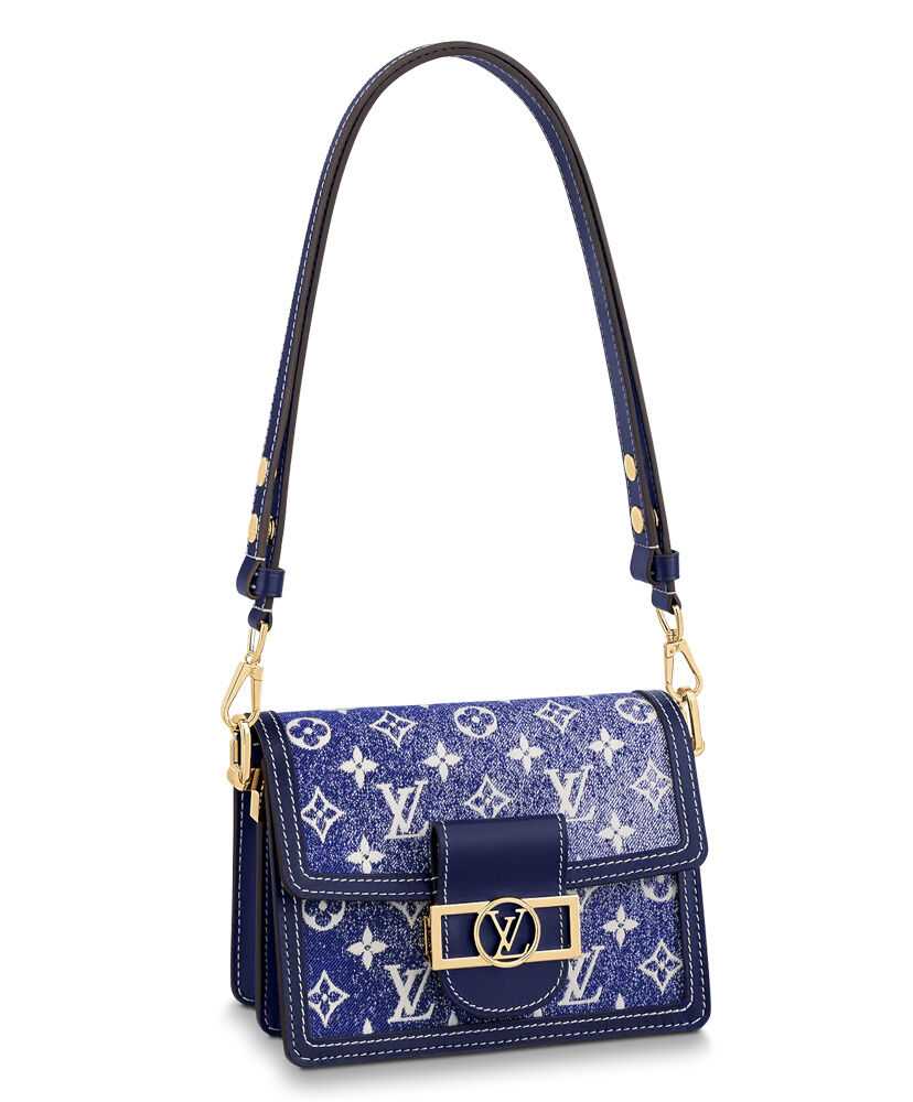 Louis Vuitton Dauphine Mini Handbag Blue