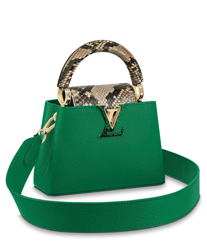 Louis Vuitton Capucines Mini Bag N80931 N96467 Green