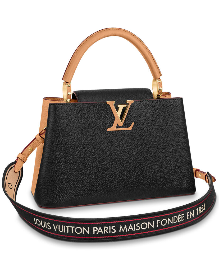 Louis Vuitton Capucines MM M58608 M58610 Black