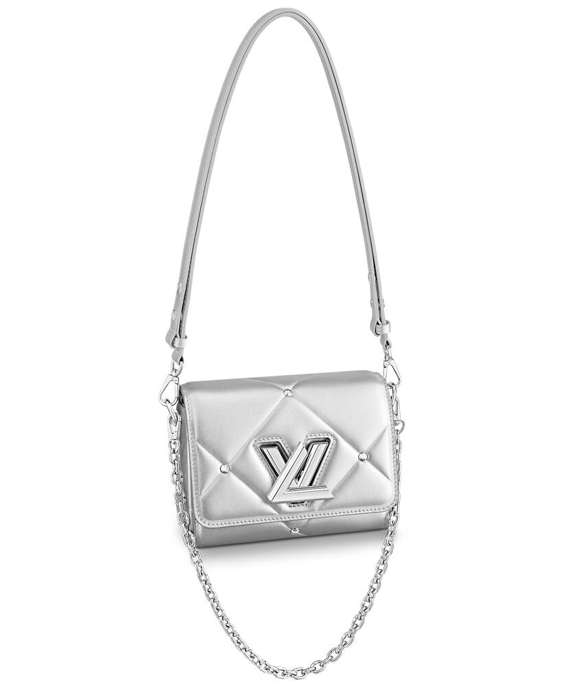 Louis Vuitton Twist MM M59029 M59031 Silver