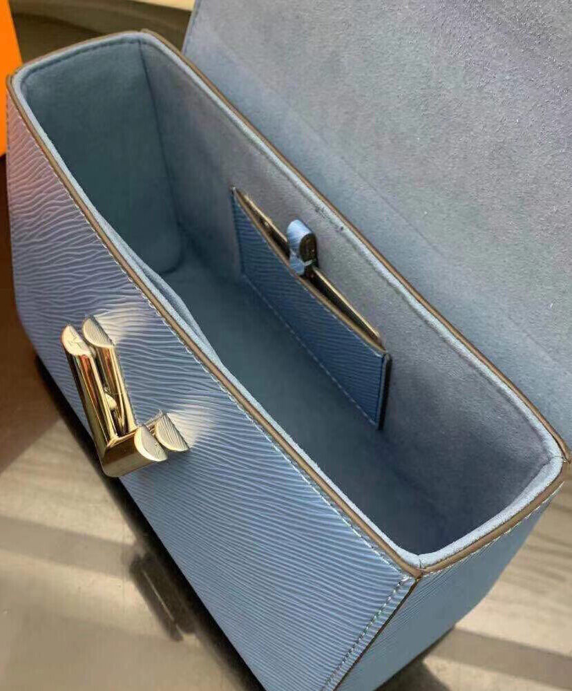 Louis Vuitton Twist MM Bag M57507 Blue - Click Image to Close