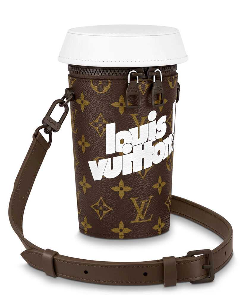 Louis Vuitton Coffee Cup Pouch M80812 Brown