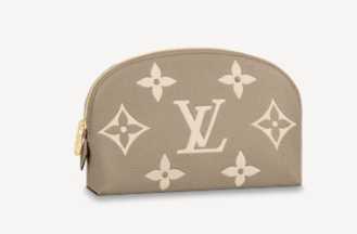 Louis Vuitton Outlet POCHETTE COSMETIQUE PM M59086 Dove Gray&Cream