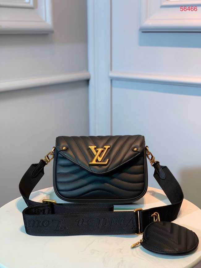 Louis Vuitton Outlet NEW WAVE Shoulder Bag M56466 black