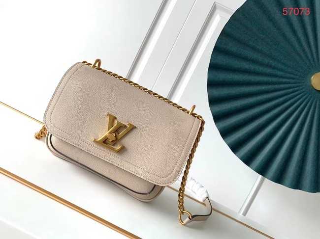 Louis Vuitton Outlet Original Lockme chain small handbag M57067 grey