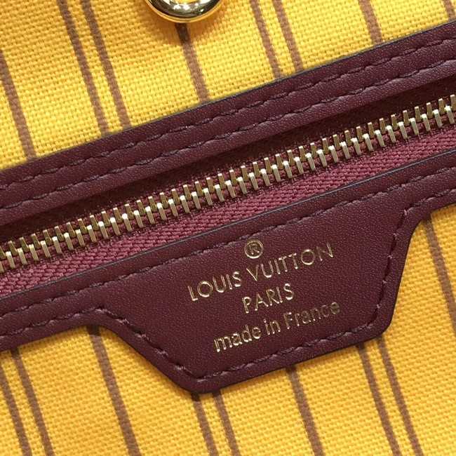 Louis Vuitton Outlet Monogram Canvas Original Leather NEVERFULL MM M40993