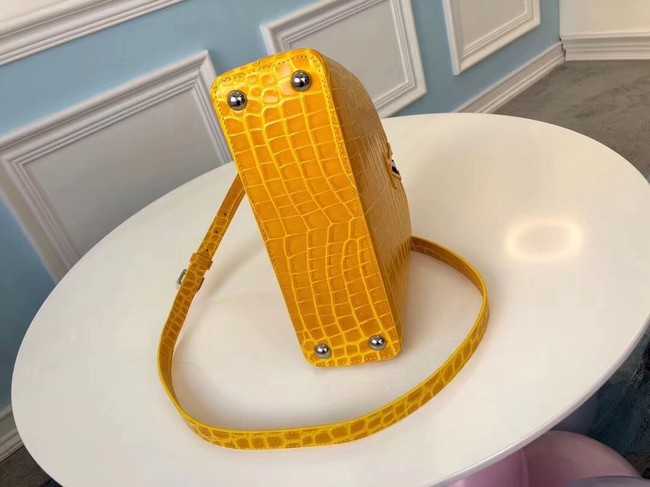 Louis Vuitton Outlet original crocodile CAPUCINES PM M94587 yellow
