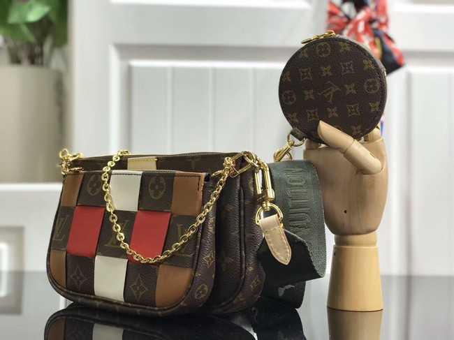 Louis Vuitton Outlet Monogram Canvas Original Leather M44823