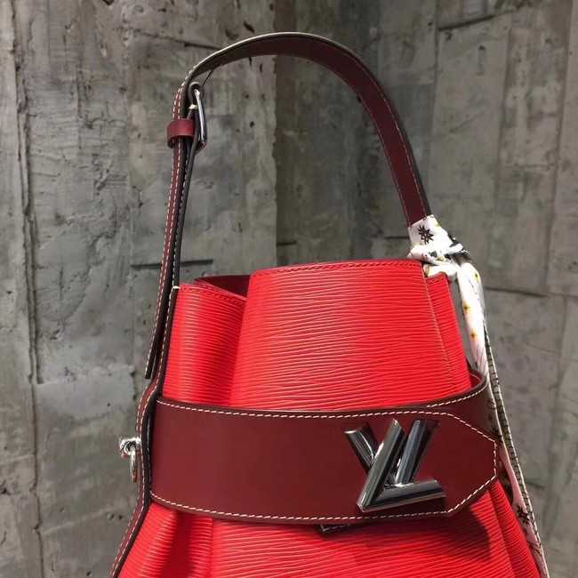 Louis Vuitton Outlet original Epi leather TWIST BUCKET M52803 red