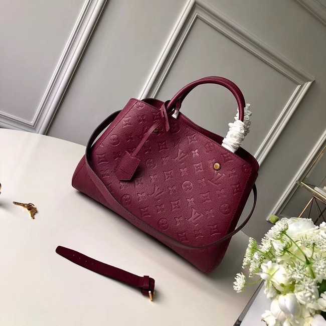 Louis Vuitton Outlet original MONTAIGNE MM M44311 fuchsia