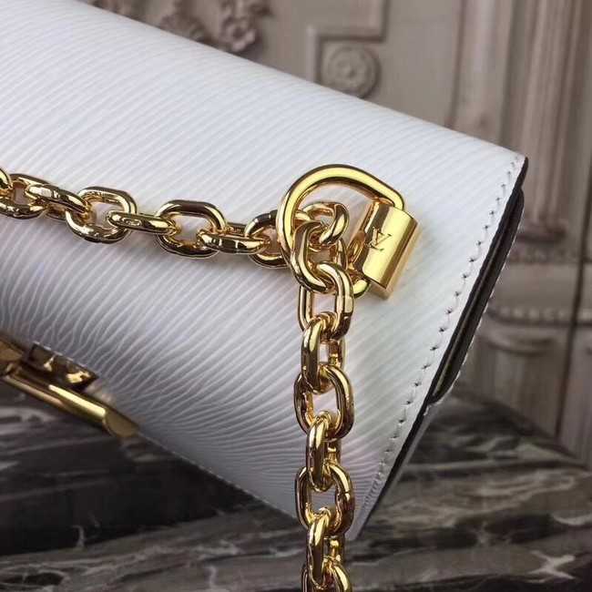 Louis Vuitton Outlet original epi leather TWIST MM M50332 white