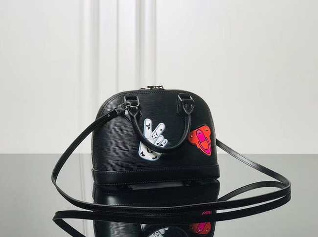 Louis Vuitton Outlet original Epi Leather ALMA BB M52481 black