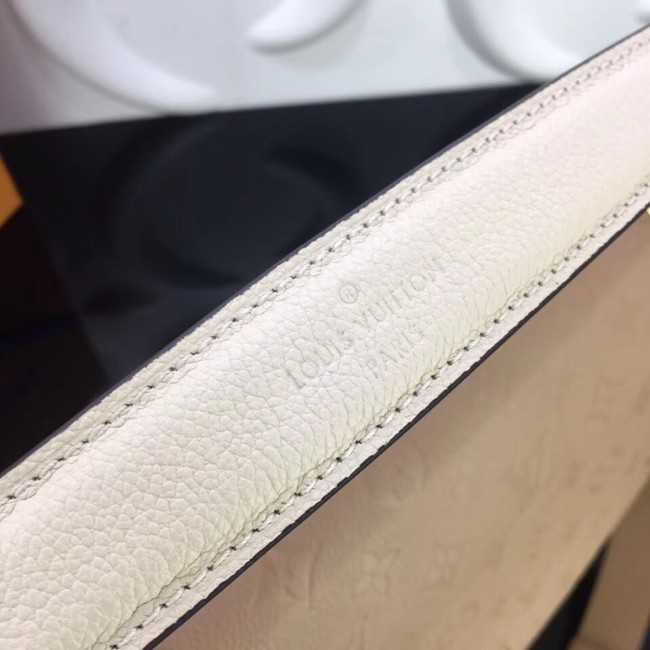 Louis Vuitton Outlet Monogram Empreinte BLANCHE MM M43618 Apricot