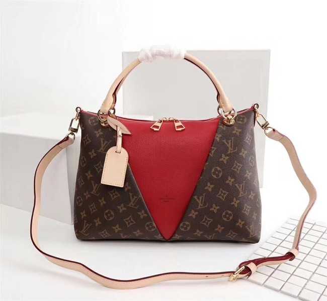 Louis Vuitton Outlet V TOTE MM M43949 red