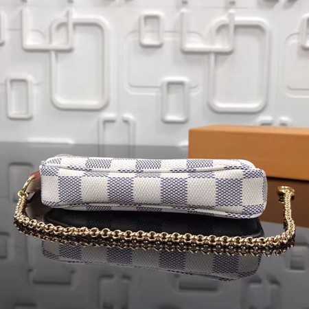 Louis Vuitton Outlet original Damier Azur MINI POCHETTE ACCESSORIES N58009