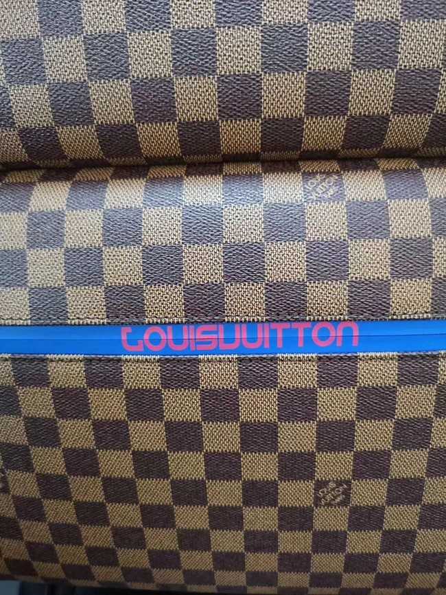 Louis Vuitton Outlet Damier Ebene Canvas Universal wheel Pegase 50 N41385