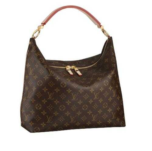 2012 Louis Vuitton Outlet Monogram Canvas Sully Handbag MM M40587