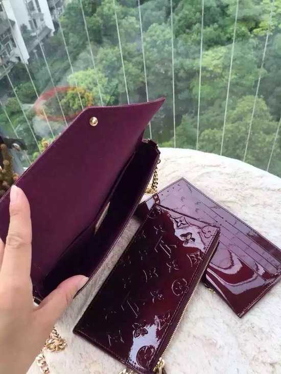Louis Vuitton Outlet Monogram Vernis Mini Bag 61293 Purple