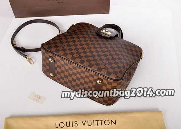 2014 Louis Vuitton Outlet damier ebene canvas handbag cabas rosebery n41177