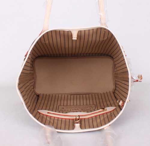 2014 Louis Vuitton Outlet monogram canvas bag neverfull pm m41000 beige