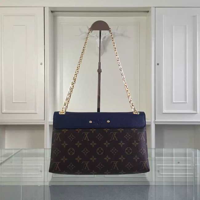 Louis Vuitton Outlet Monogram Canvas Pallas Chain 41246 Dark Blue