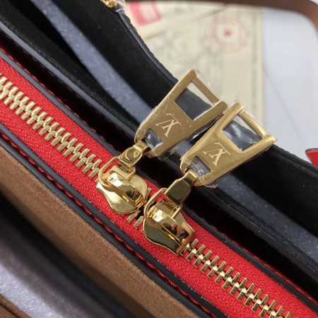 Louis Vuitton Outlet original Monogram Canvas MILLEFEUILLE M44254 red