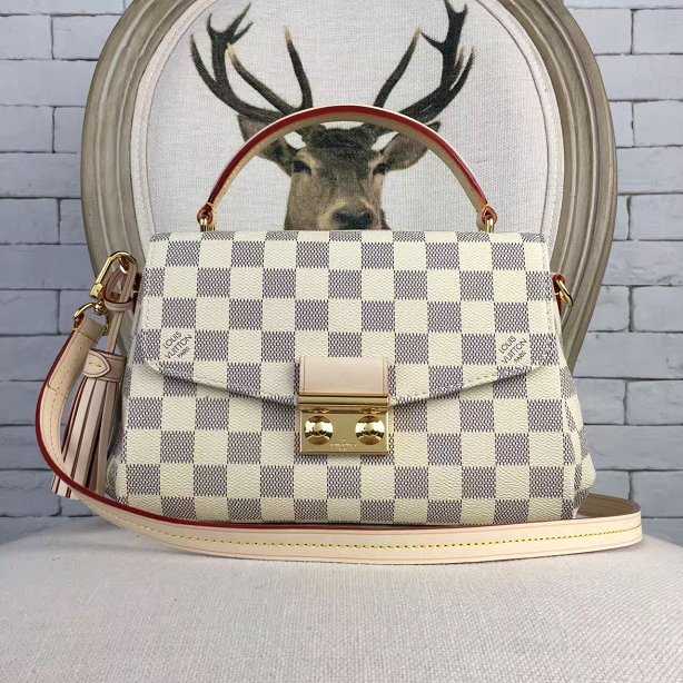 2017 Louis Vuitton Outlet Damier Azur Canvas Croisette N41581 bag
