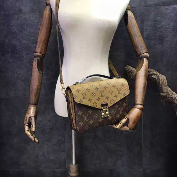 2017 Louis Vuitton Outlet original pochette metis monogram reverse canvas M41465