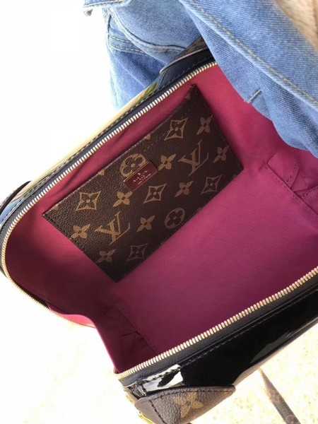 Louis Vuitton Outlet original venice patent leather bag M54390 black